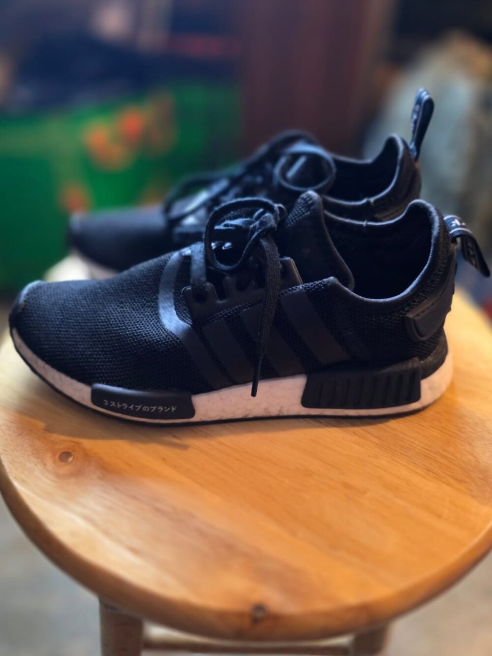 Adidas NMD R1 Japan Core Black Kids Sneakers Size 4